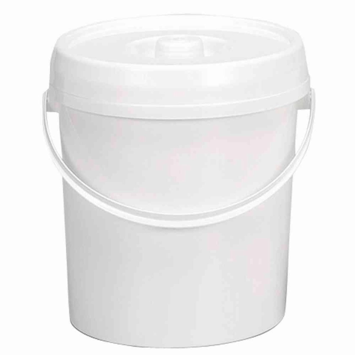 Luieremmer 12l - Afvalemmer baby - Hygiënisch afval - Met deksel - 12 liter - Wit