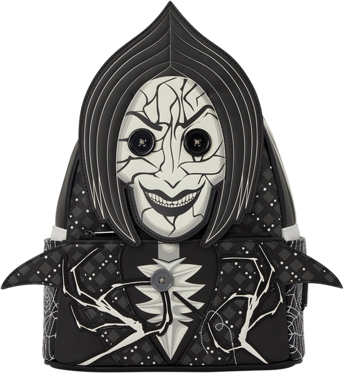 Loungefly Coraline Other Mother Glow Cosplay Mini Backpack – Glow in the Dark – rugtas