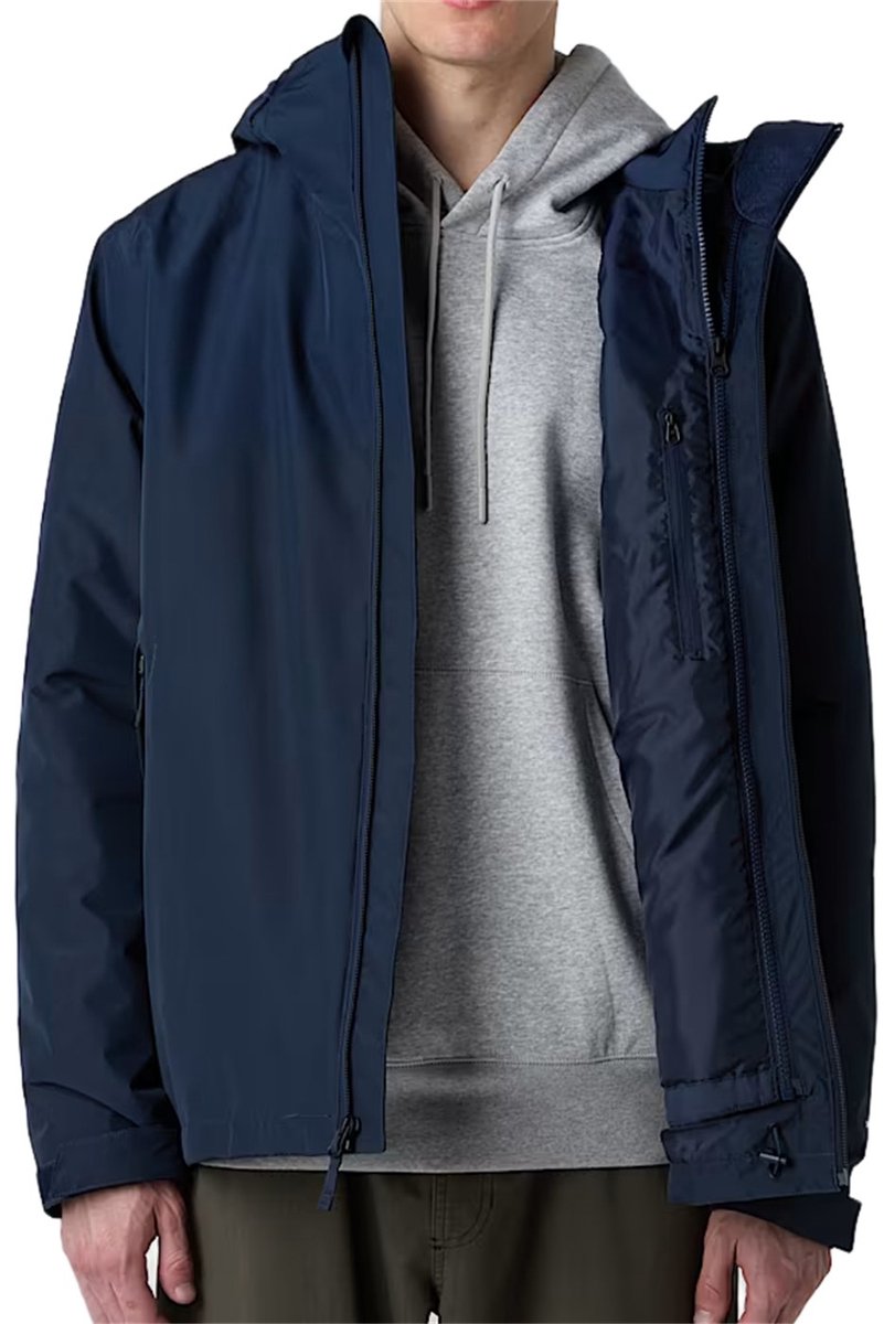 The North Face Carto Mono Triclimate Heren 3-in-1 Jas met Capuchon - Summit Navy (NF0A8D1S8K21)
