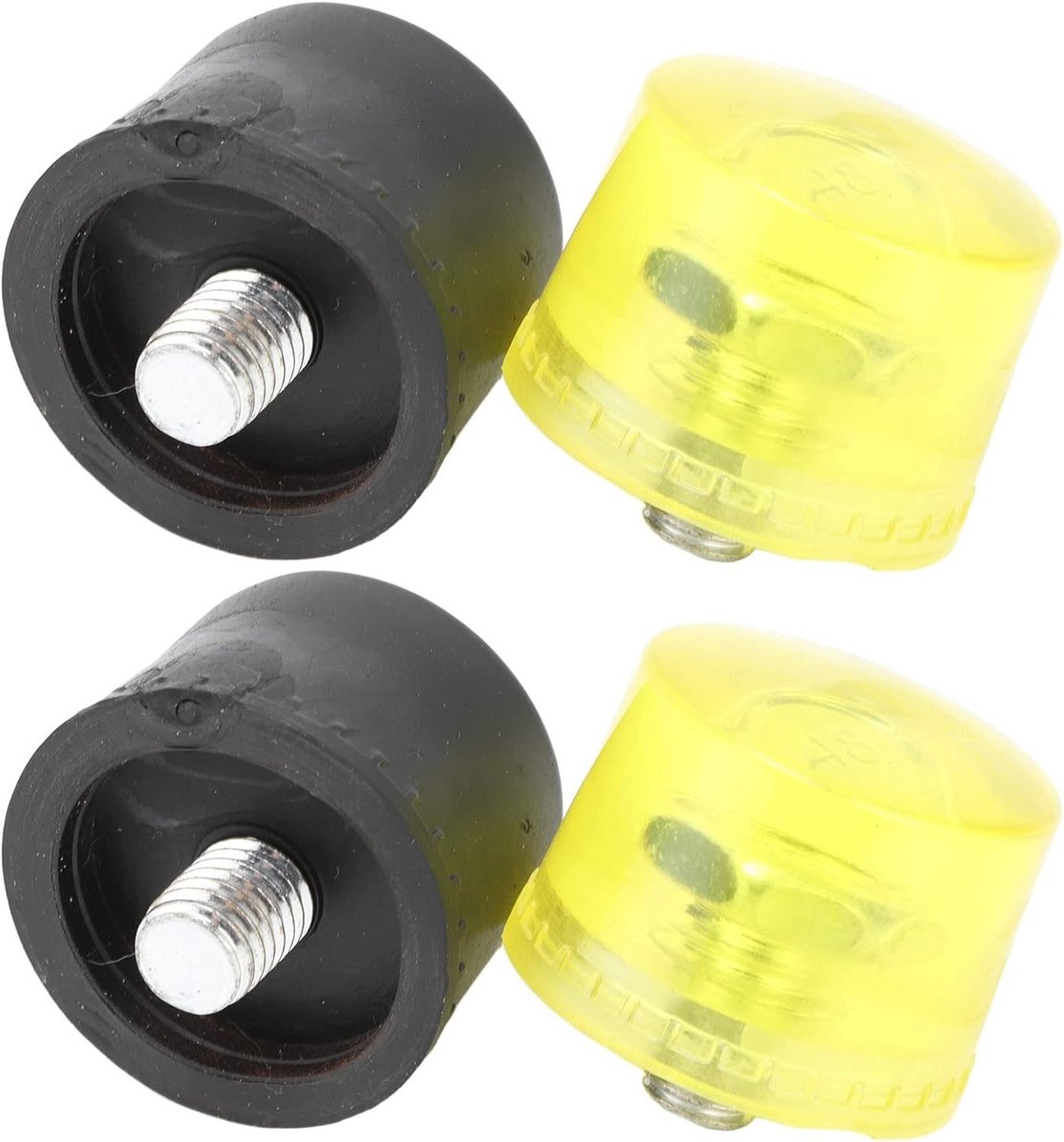 Set van 2 Vervangende Rubber Hamerkoppen - Impact Head Hamer Accessoires voor Precisiewerk, Ø30mm