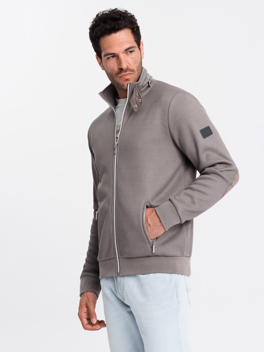 Ombre - Tussenjas - Heren - Grijs - Italianstyle