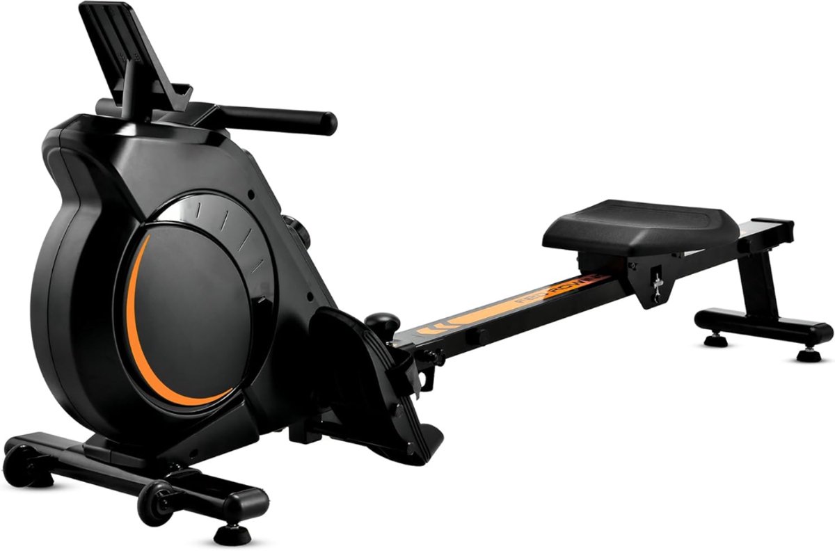 Allvia® Roeiapparaat - Hometrainer - Crosstrainer - Zwart - 146cm x 45cm x 64cm