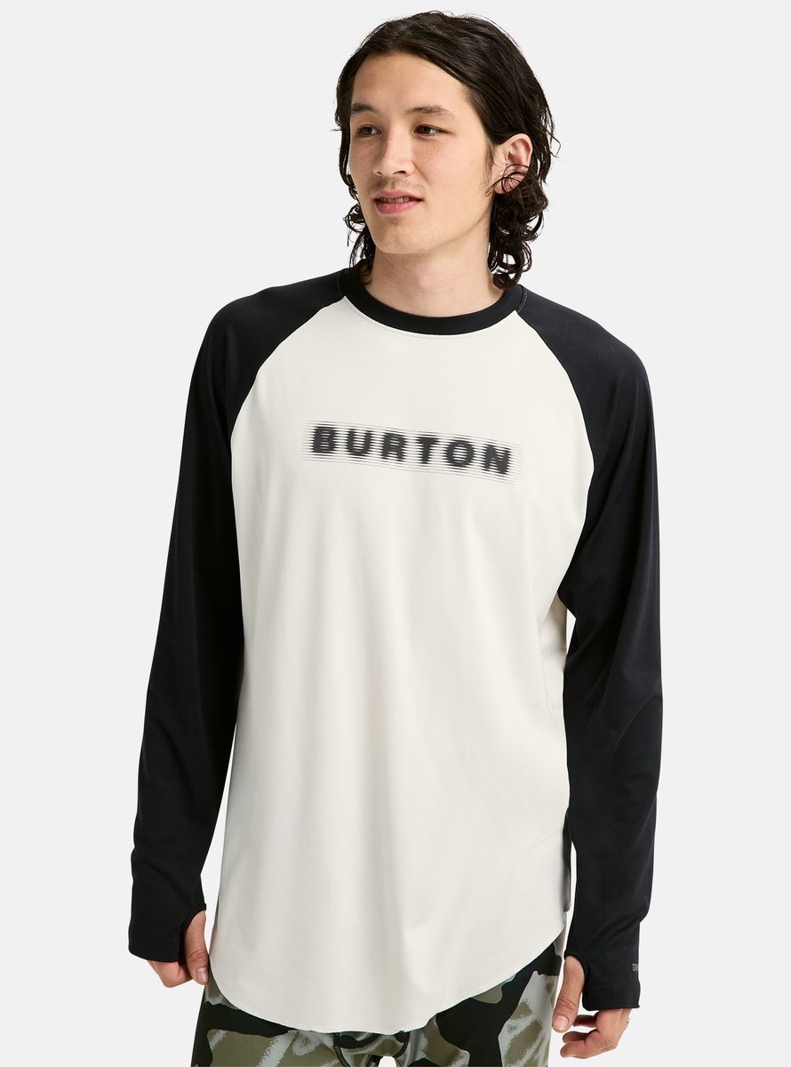 BURTON Roadie Base Layer Tech T-Shirt Thermoshirt Stevig /Echt Zwart