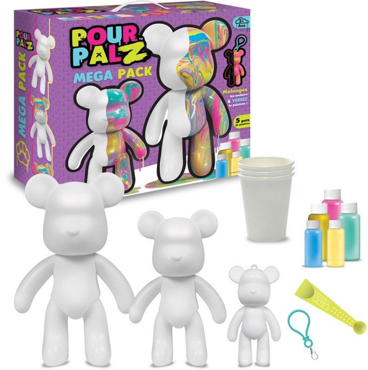 Creatieve schilderset in 3 maten - Silverlit - Voor Palz - Mega Pack