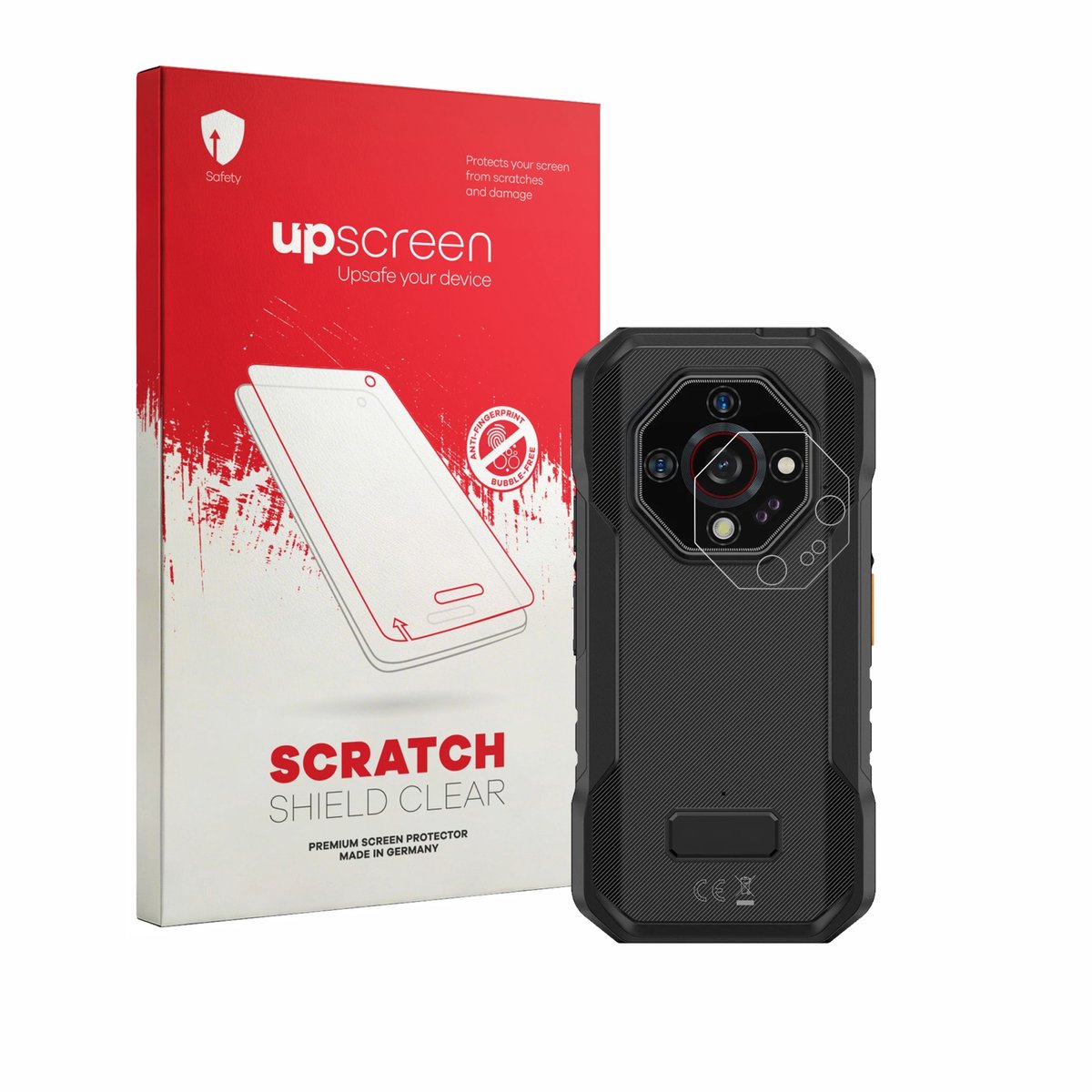 upscreen - Screenprotector voor Ulefone Armor X32 Pro (ALLEEN Camera Lens) - Folie Beschermfolie transparant