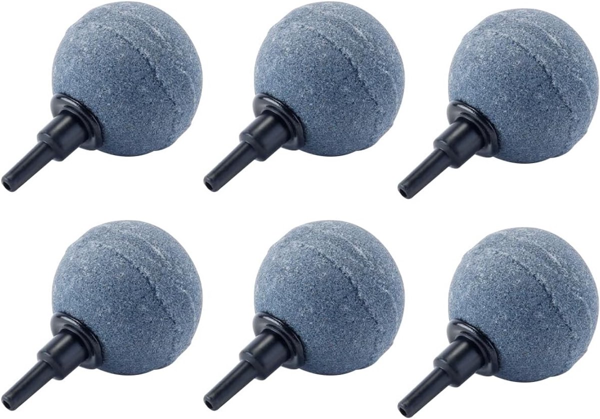 Aquariumluchtsteen - Zwart - 40 mm - Hittebestendig Materiaal - Voor Vijvers en Aquariums