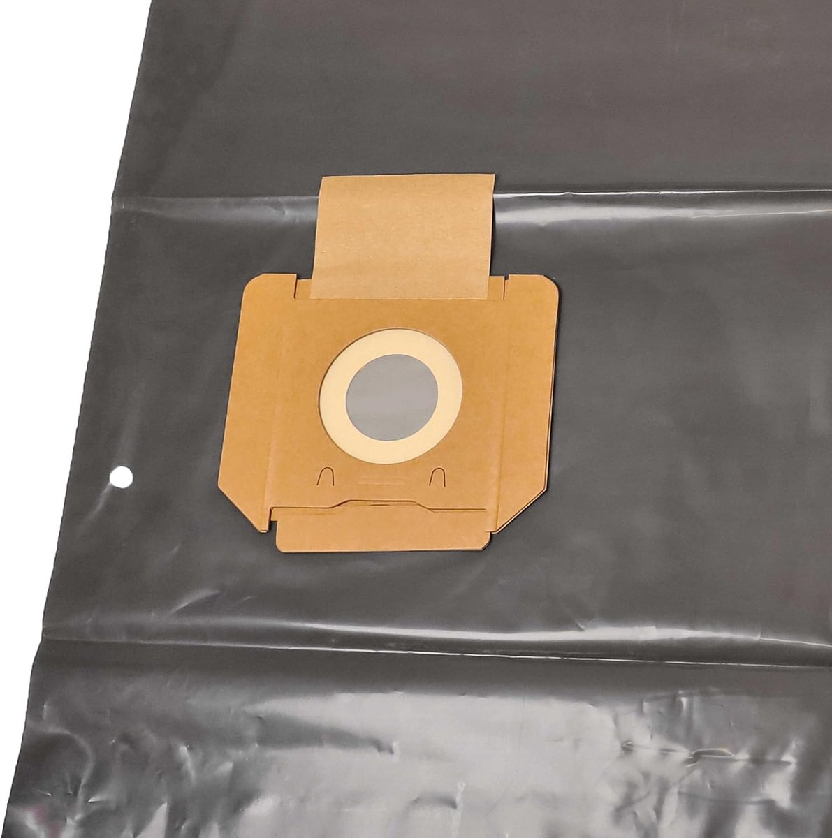 Stofzuigerzakken - Stofzakken - Stofvrij Werken - Praktische Plakstrips - 10 Stuks - Grijs