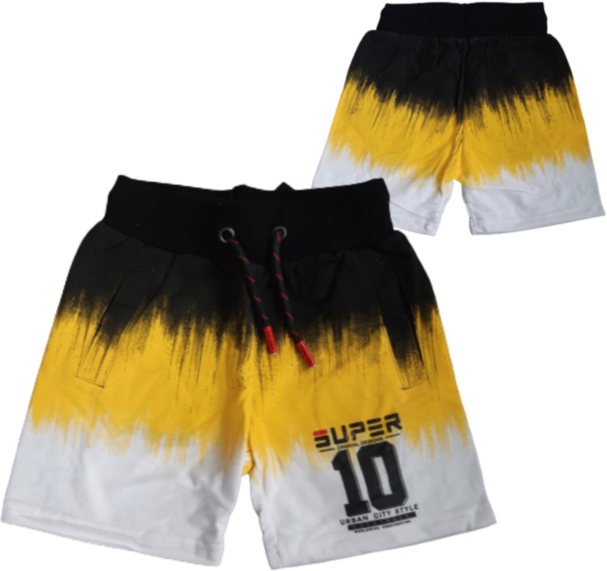 Jongens jog short geel - Geel - 98/104