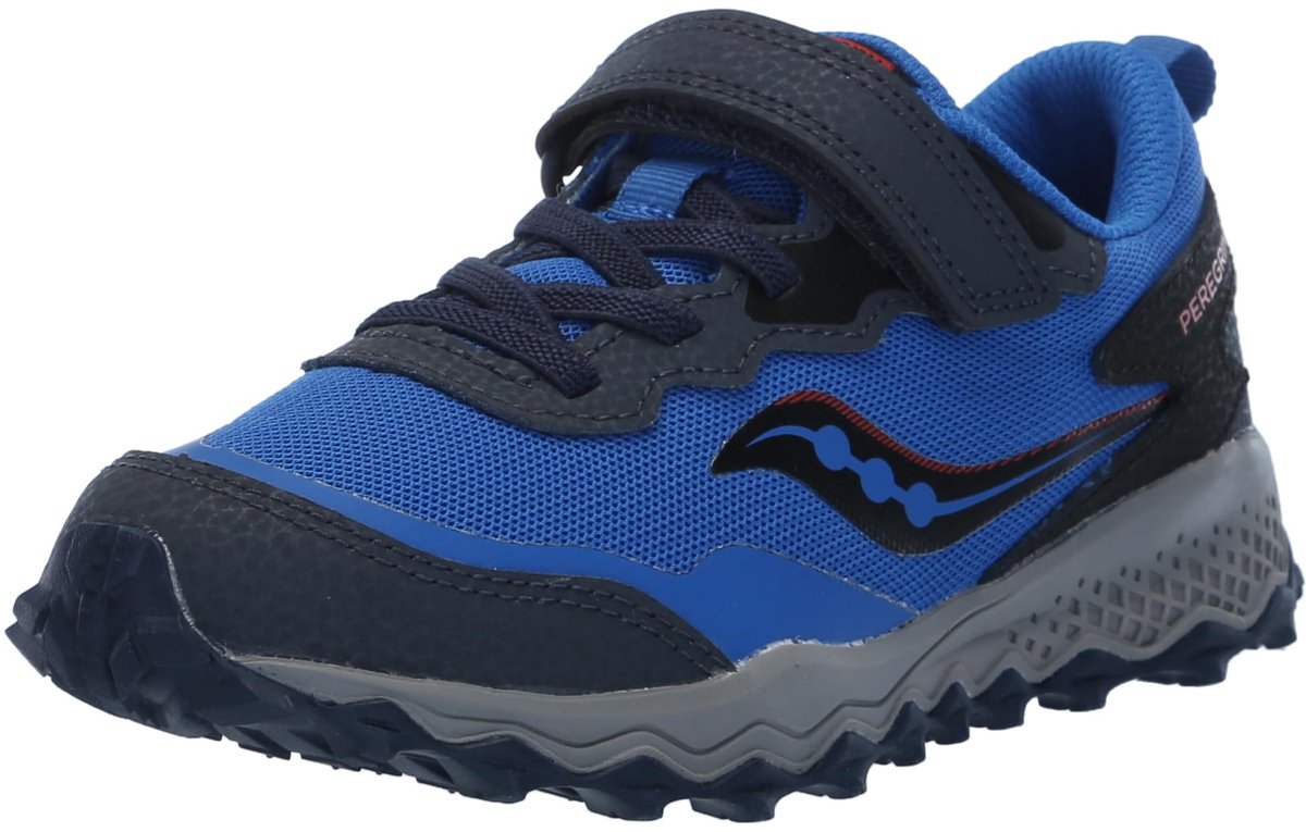 Saucony Peregrine KDZ Junior - Trail Hardloopschoen - Blauw/Zwart - 19.5
