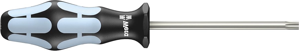 Torx Schroevendraaier - Roestvrij Gereedschap - Vastzetten Schroeven - Ergonomische Handgreep - TX 27 x 115 mm - Grijs