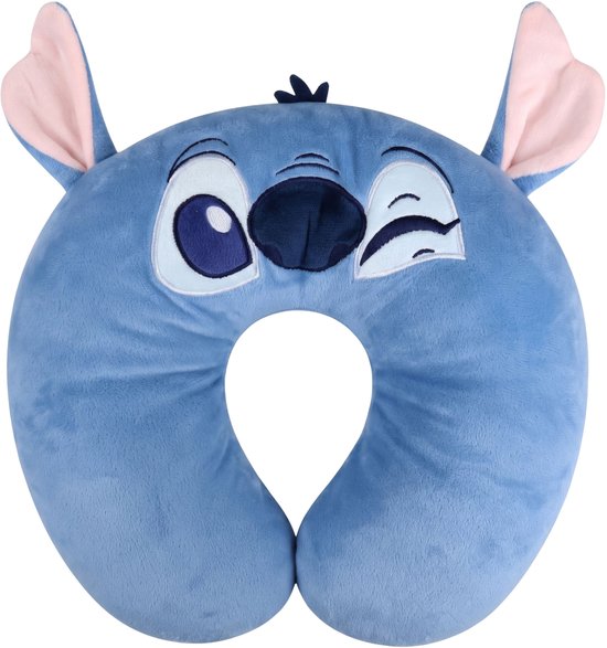 DISNEY Stitch Blauw reiskussen, nekkussen voor het vliegtuig, hoofdsteun voor de auto — afbeelding 4