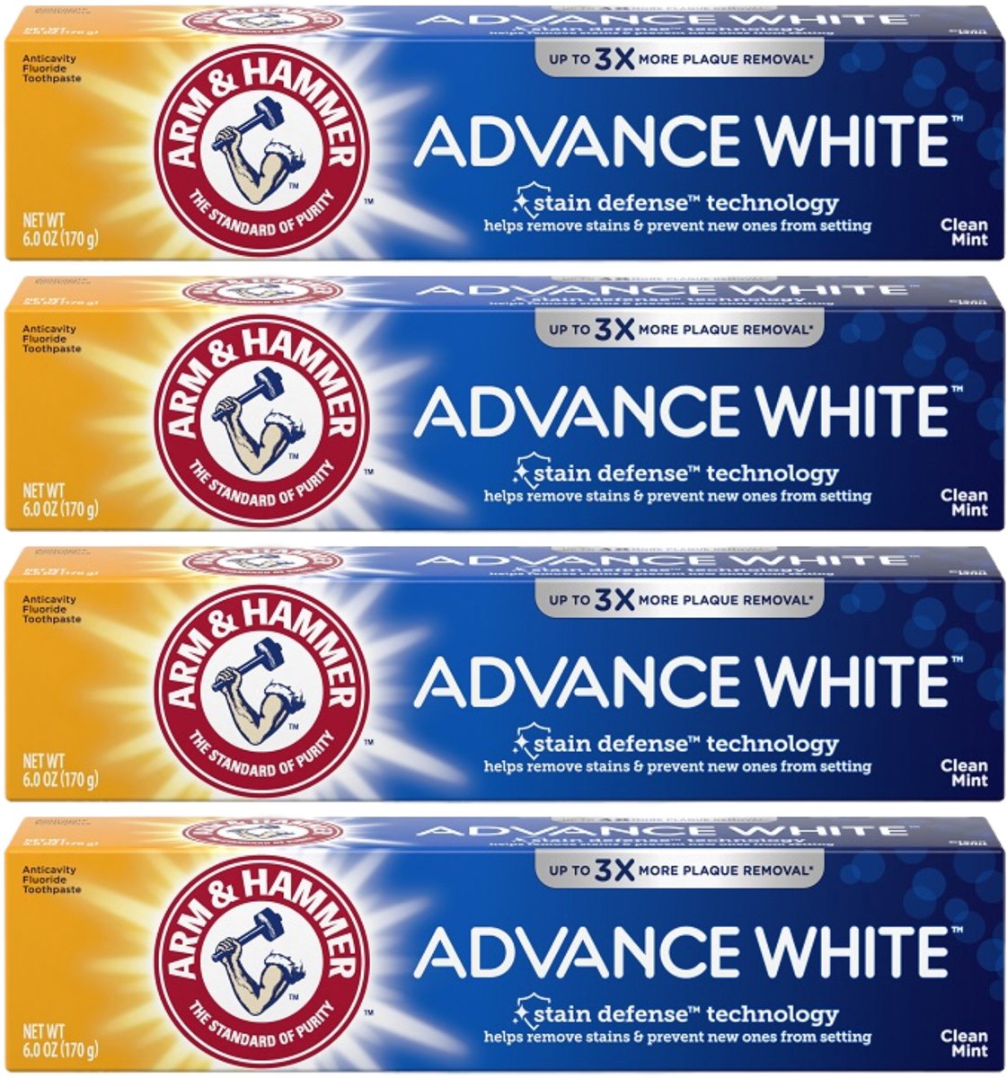 Arm&Hammer Advance White - Tandpasta - Munt, 4-pack