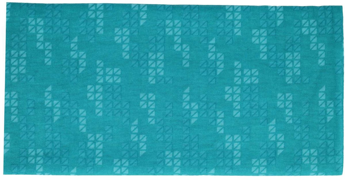 Haarsoires Haarband Multifunctioneel 45x25cm - Blok Patroon - Blauw Groen - Elastische Stof - Bandana Col Nekwarmer - Sport Outdoor Casual - Unisex