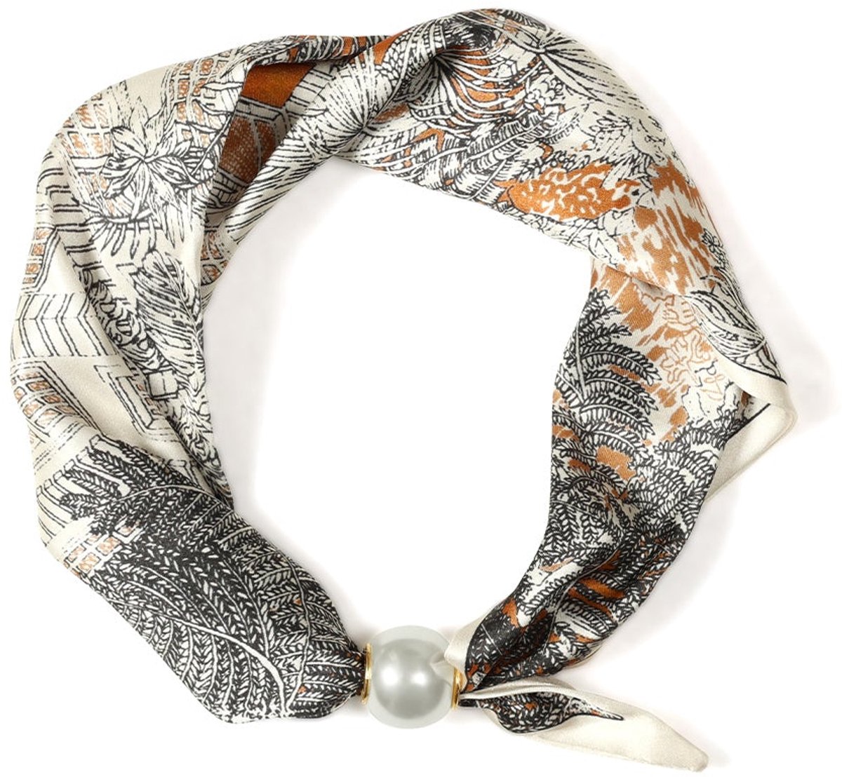 Zomersjaals met onregelmatige vorm, casual, van polyester, dagelijkse accessoires