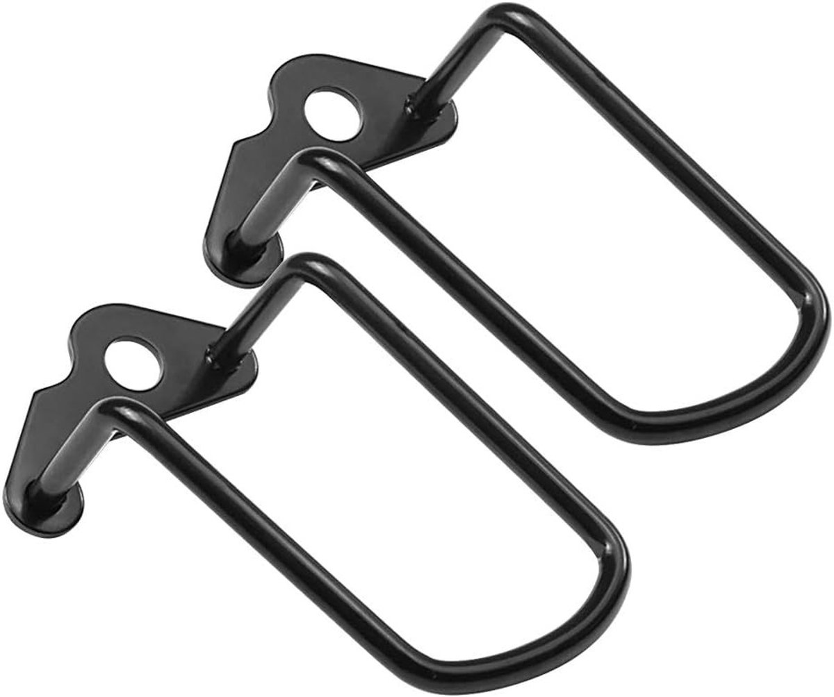 Veiligheidsbescherming voor Fietsoverbrenging - 2 Stuks Beschermende Beugels en IJzeren Folie voor Mountainbikes, Racefietsen en Vouwfietsen in Zwart