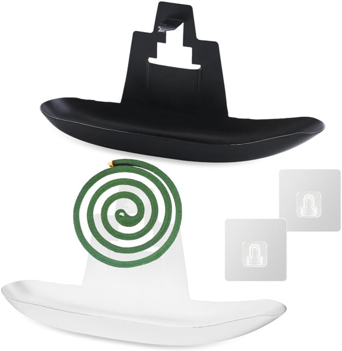 Mosquito Spiral Houder voor Insectenwering, 2 Stuks, Geschikt voor Slaapkamer, Woonkamer en Keuken, Ideaal voor Buitengebruik en Ontspanning