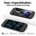 Nintendo Switch met schone scherm en scherm met vingerafdrukken.