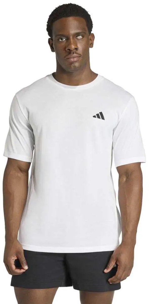 Adidas Workout Essentials Feelready Novelty T-shirt Met Korte Mouwen Man Wit