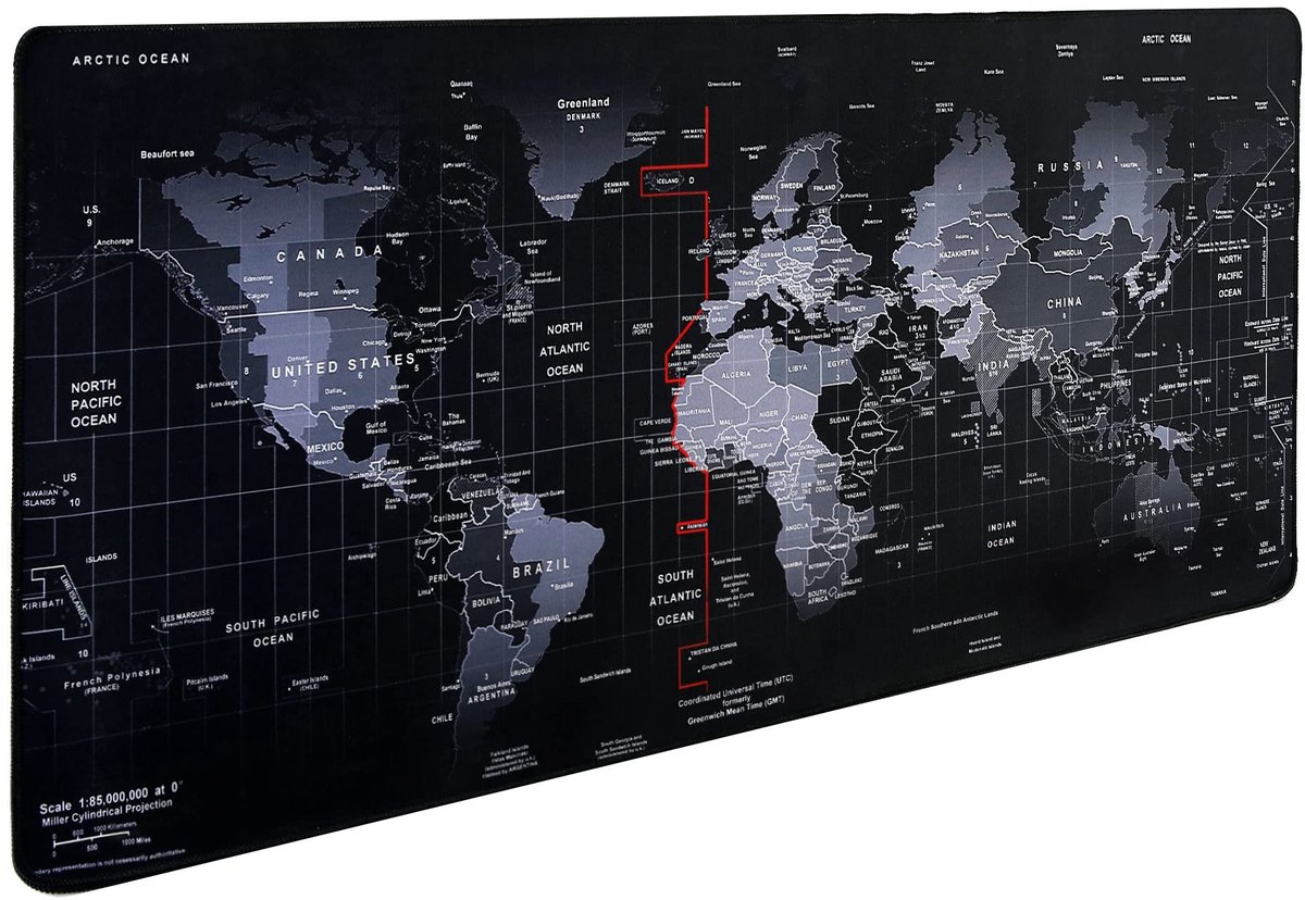 Gaming-muismat 80 x 30 cm - grote antislip muismat - waterdicht en nauwkeurige tracking - ideaal voor gaming en kantoor - ShopVlot