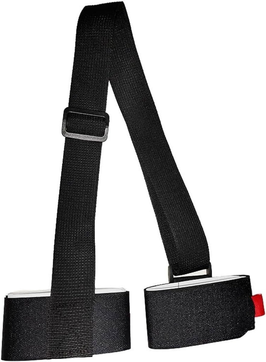 Verstelbare Schouderriem voor Ski's en Snowboards, Duurzame Nylon Polyester Ski Straps, Ideaal voor Transport en Opslag, Blauw, M