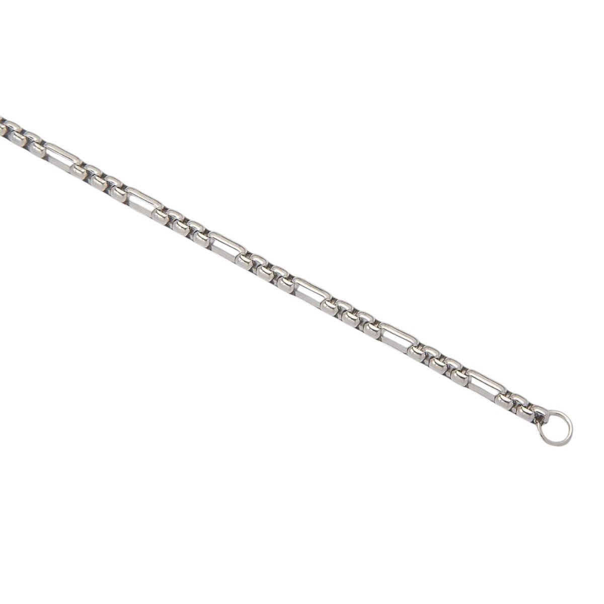 Stalen Fantasie Jasseron Ketting Zilverkleurig RVS – – 3mm - 50cm