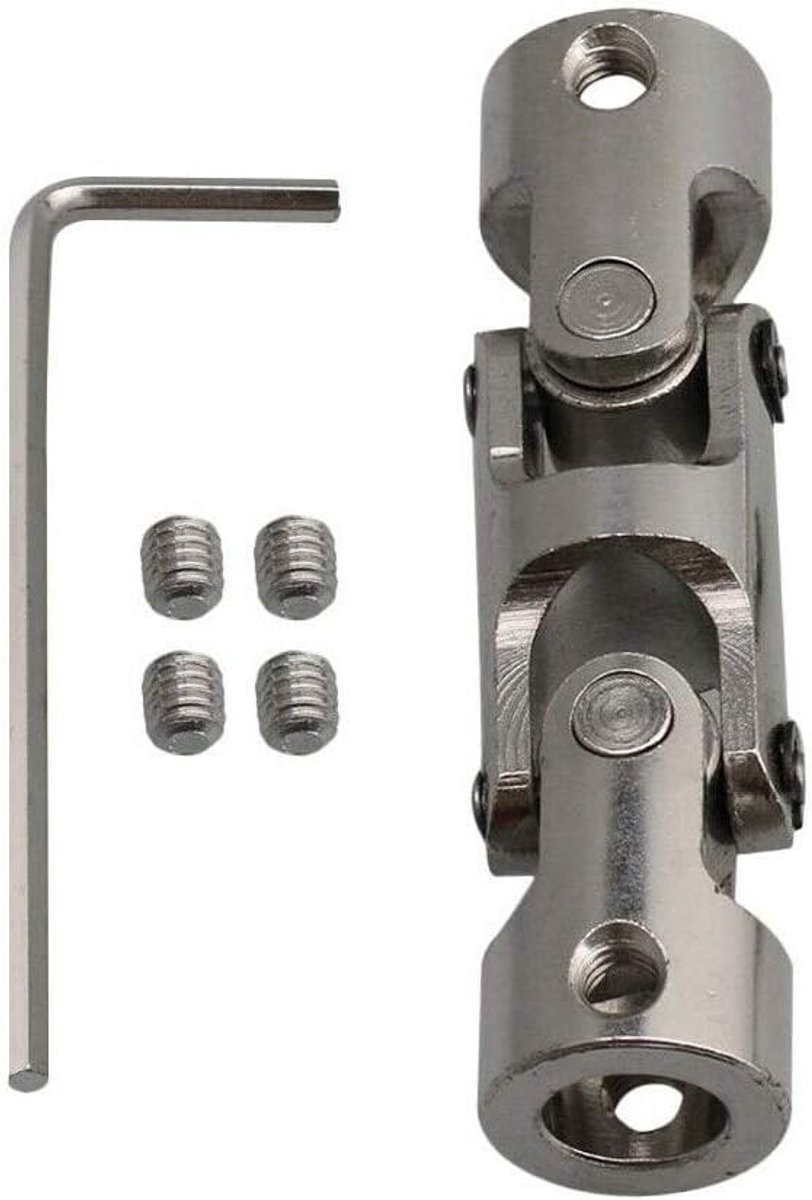 Universele U-Joint 4-10mm voor Drie-Section Steering Shaft Koppeling - Geschikt voor Boot en Auto, DIY Accessoires en Vervangstukken
