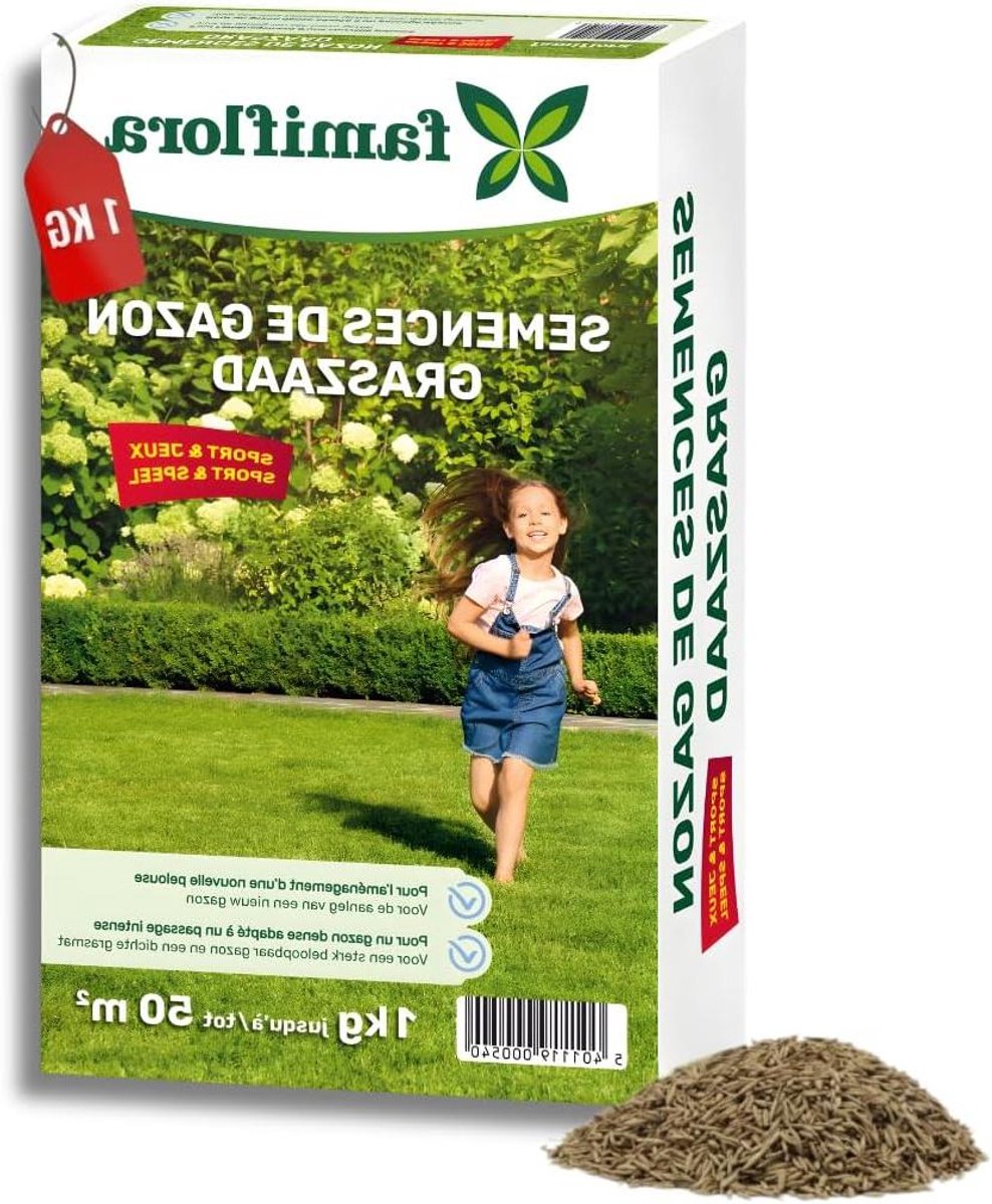 Graszaad - Speel Sport - Gazon Aanleggen - Snel Kiemend - 1kg 50m2 - Groen
