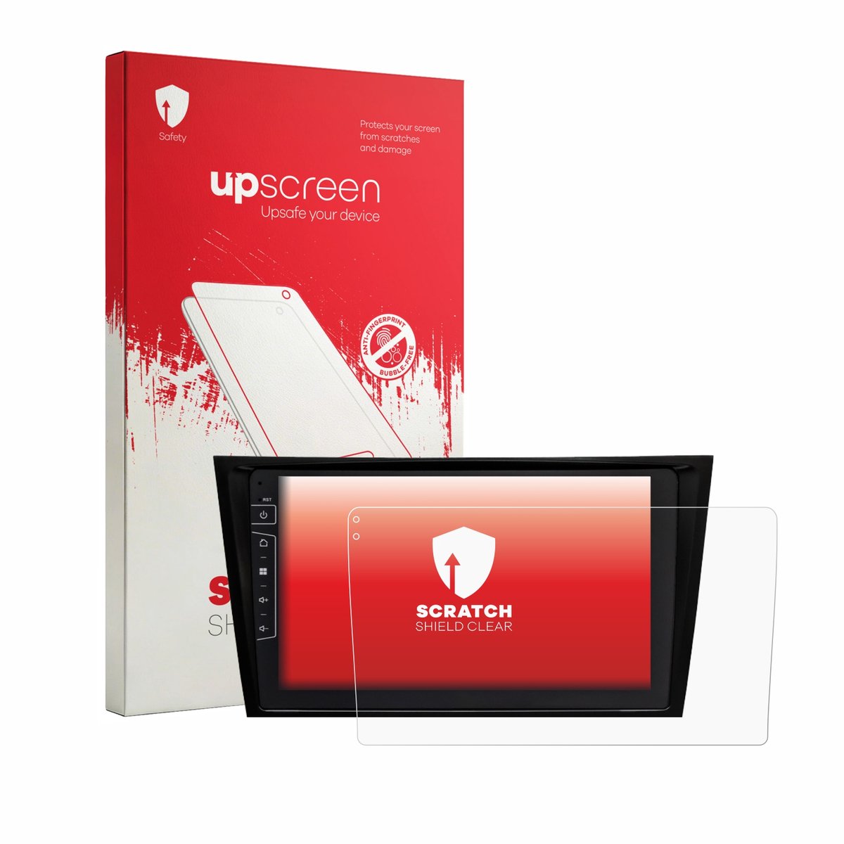 upscreen - Screenprotector voor Dynavin D10-W211 Premium - Folie Beschermfolie transparant