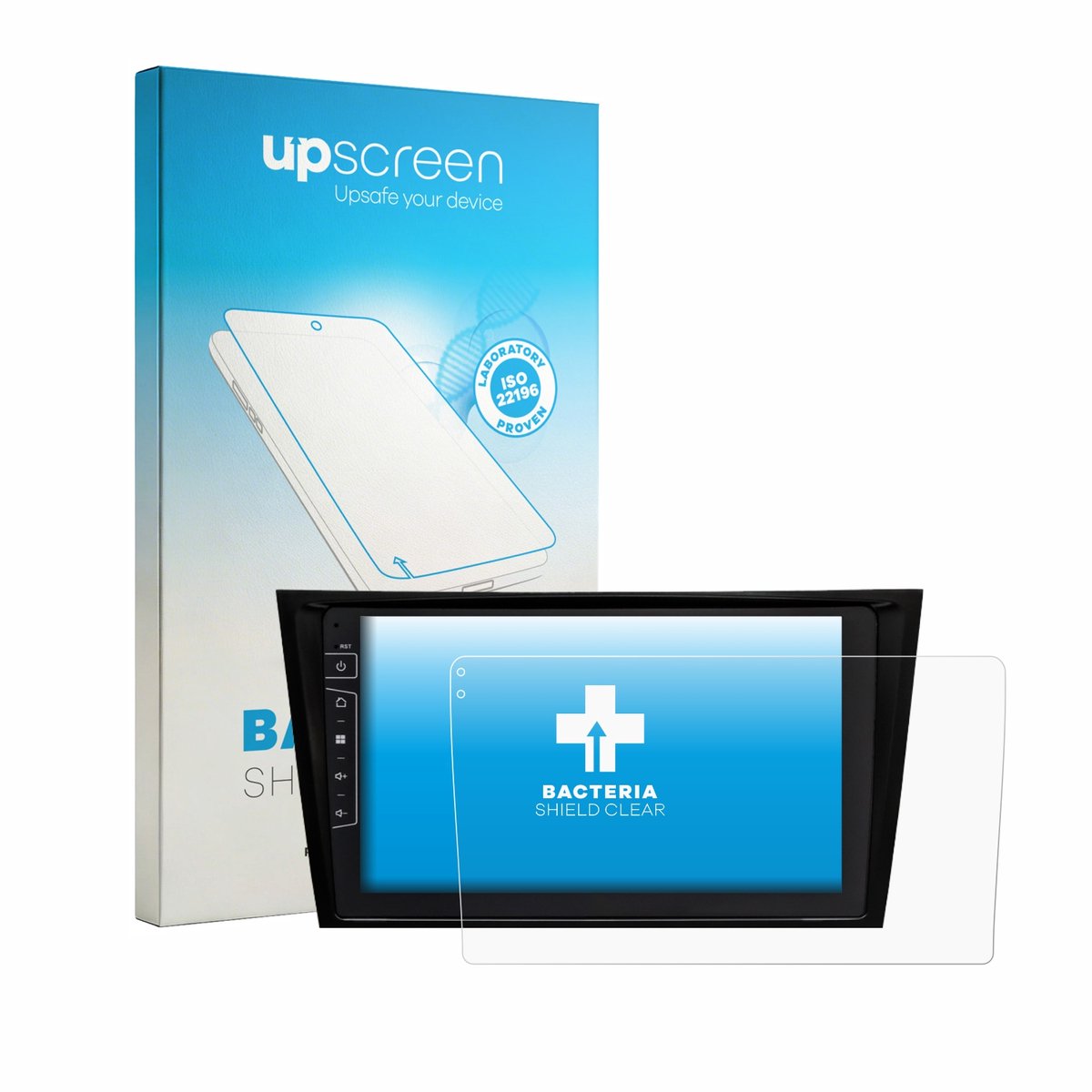 upscreen - Screenprotector voor Dynavin D10-W211 Premium - Folie Beschermfolie transparant antibacterieel