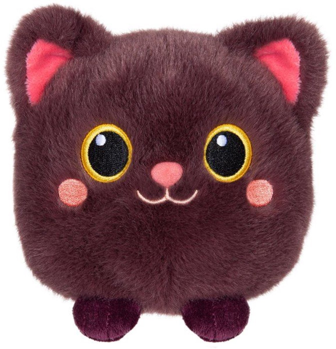 Moko Maru Kitty pluche speelgoed - GIPSY TOYS - 12 cm - Pruim