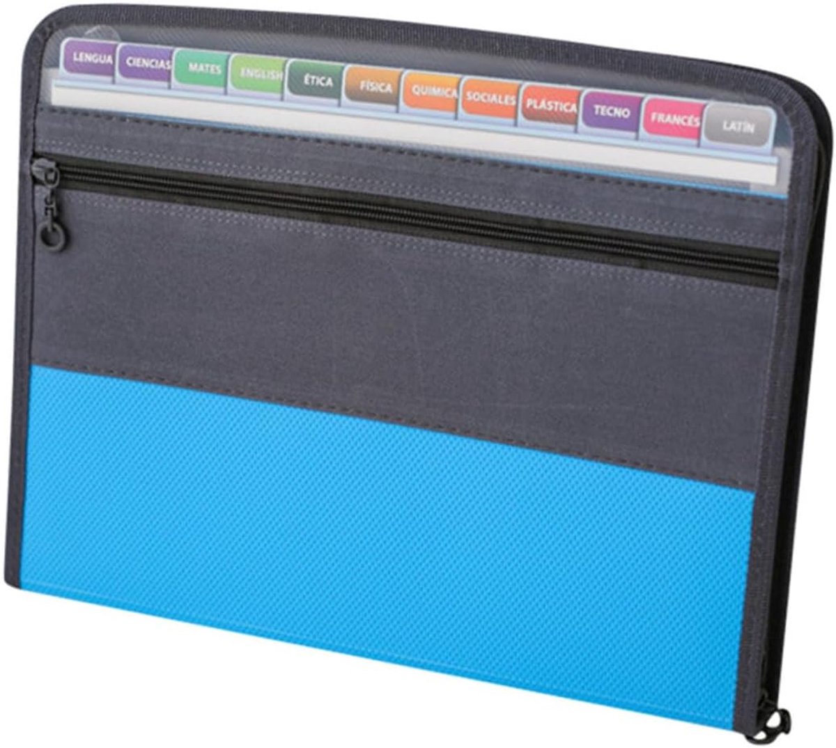 1 stuk-Document Pack-13g-A4-Zip Orgel Pack-Office Document Storage-Multi-Layer Classification-Blauw