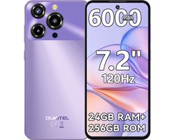 OUKITEL C69 Smartphone 24GB RAM-256GB ROM-7.2 inch HD-6000 mAh batterij-Android15