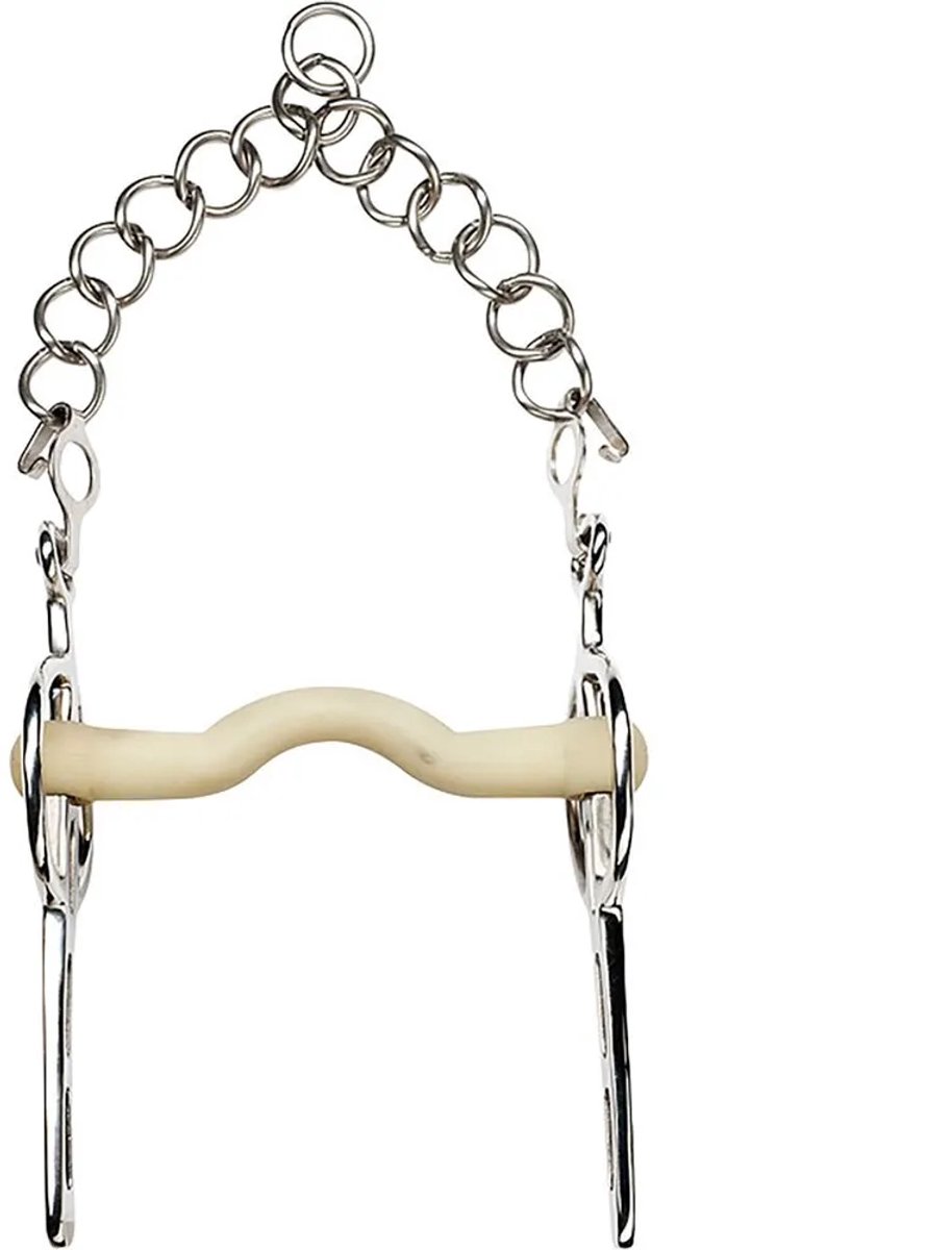 Feeling Liverpool Flexi Paard Bit Zilver 15.5 cm