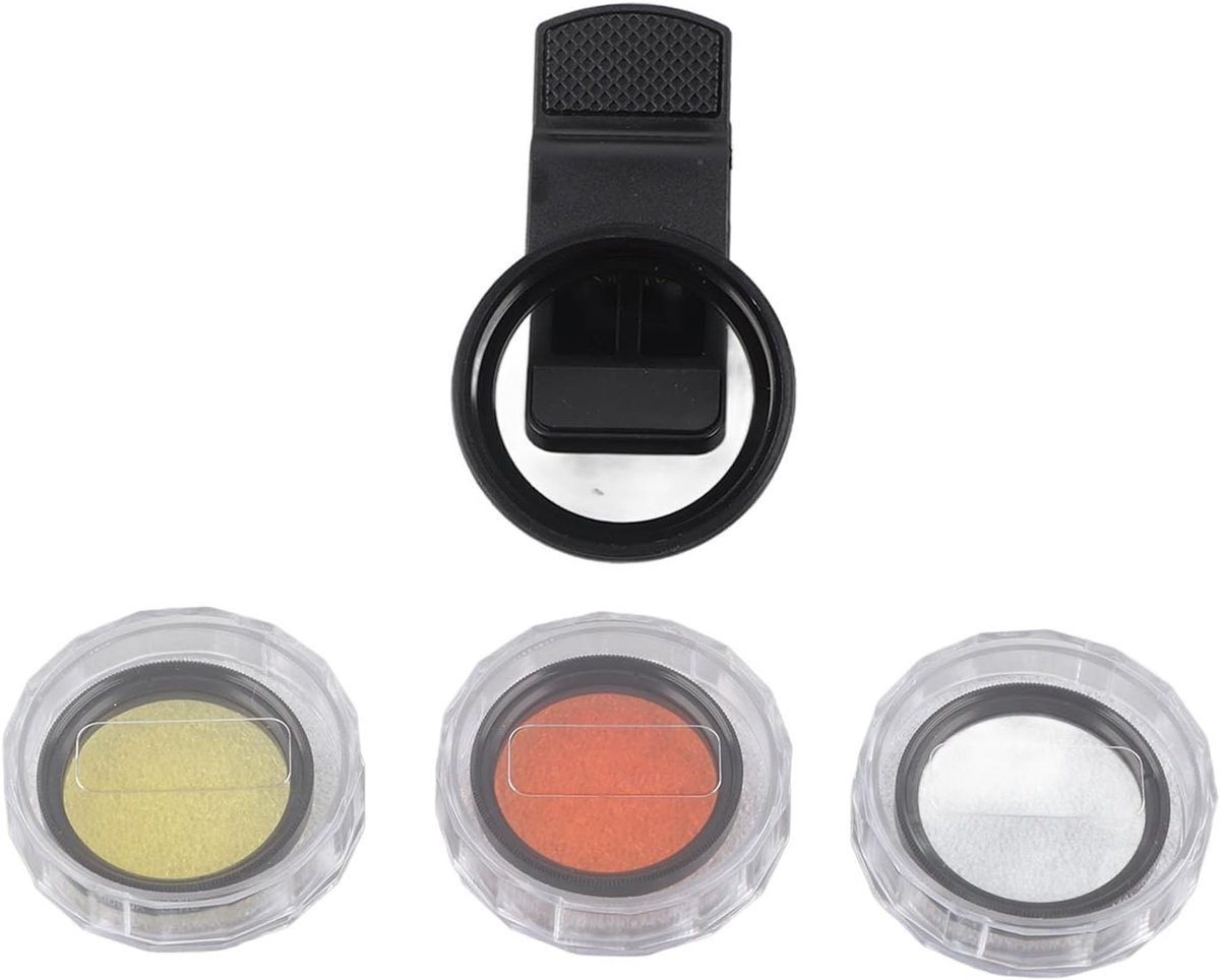 Aquarium Macro Lens voor Close-up Fotografie met Geel en Oranje Filter voor Onderwaterbeelden tot 8 cm