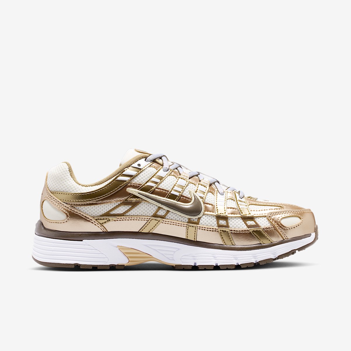 Nike P-6000 Sneakers – Sail/Linen/Dark Hazel – P-6000 Lifestyle Dames Sneakers Wit
