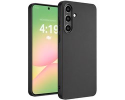 Hoesje geschikt voor Samsung Galaxy A56 hoes zwart - backcover - optimale bescherming - zwart