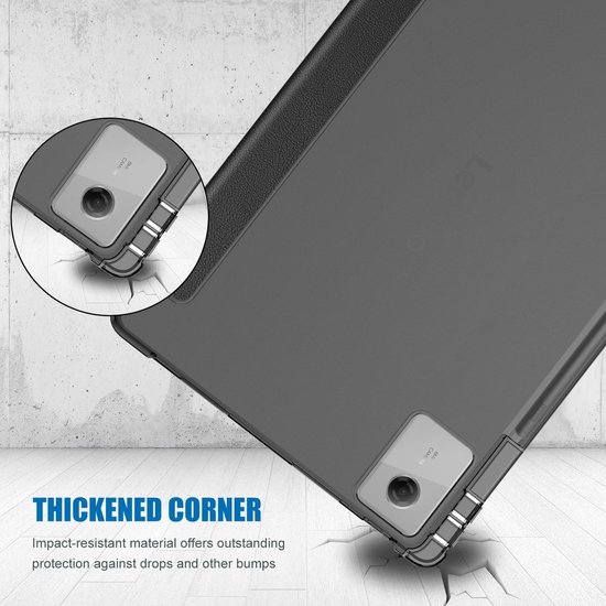 Lenovo Idea Tab Plus 12.1 Inch Hoes met Drievoudige Vouwstand, Slimme Bescherming en Slaap/Wek Functie, Lichtgewicht en Duurzaam Design — afbeelding 5