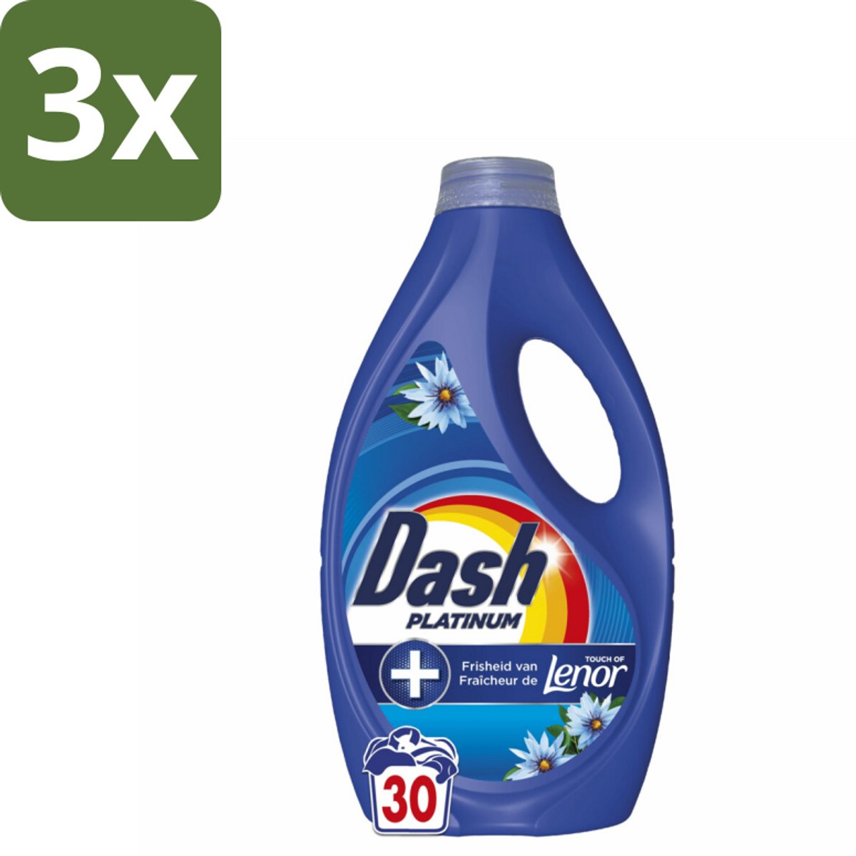 3 x Dash – Wasmiddel – Zeebries – 1350 ml - Zeebries - Vlekverwijdering - Frisse Geur - Wasmiddel - Vloeibaar Wasmiddel