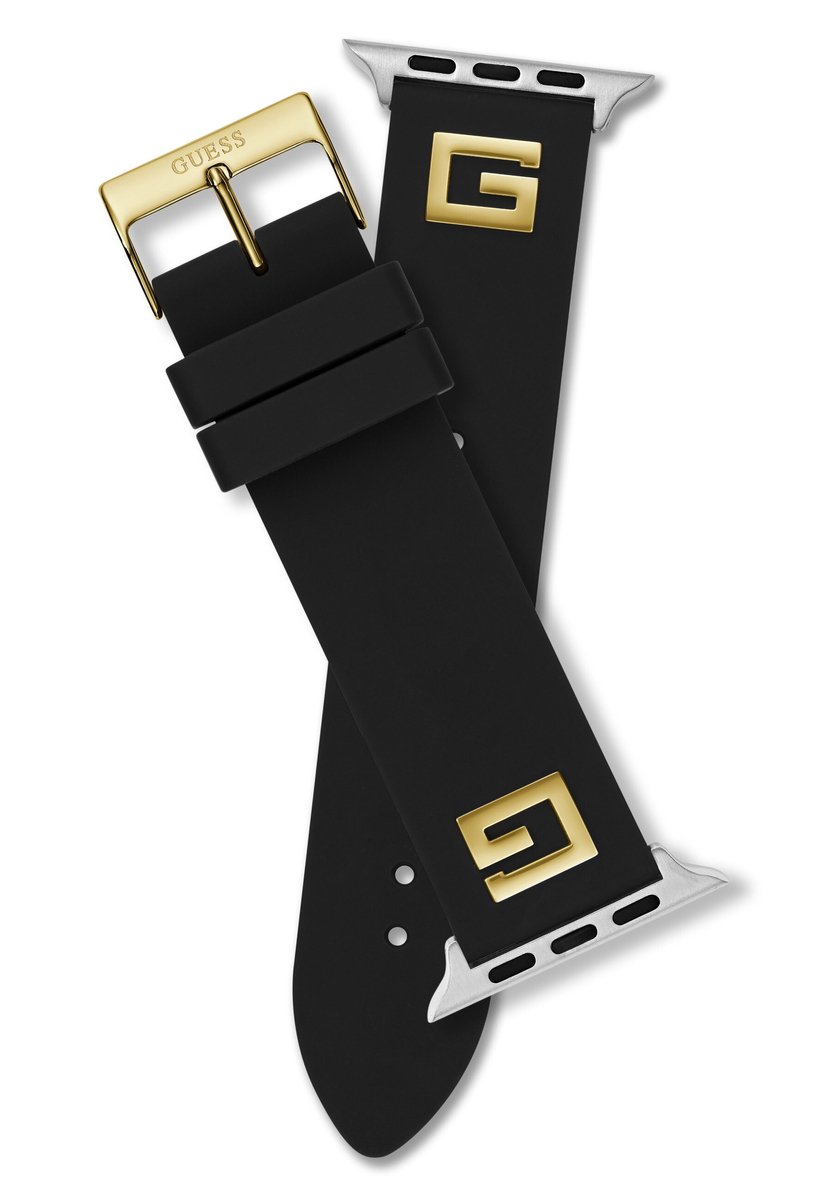 Guess Guess Apple Band (42Mm-44Mm) Kijk Naar Bandjes Zwart Armband: 100% Silicone Not Applicable CS3017S1, CS3014S1, CS3014S2