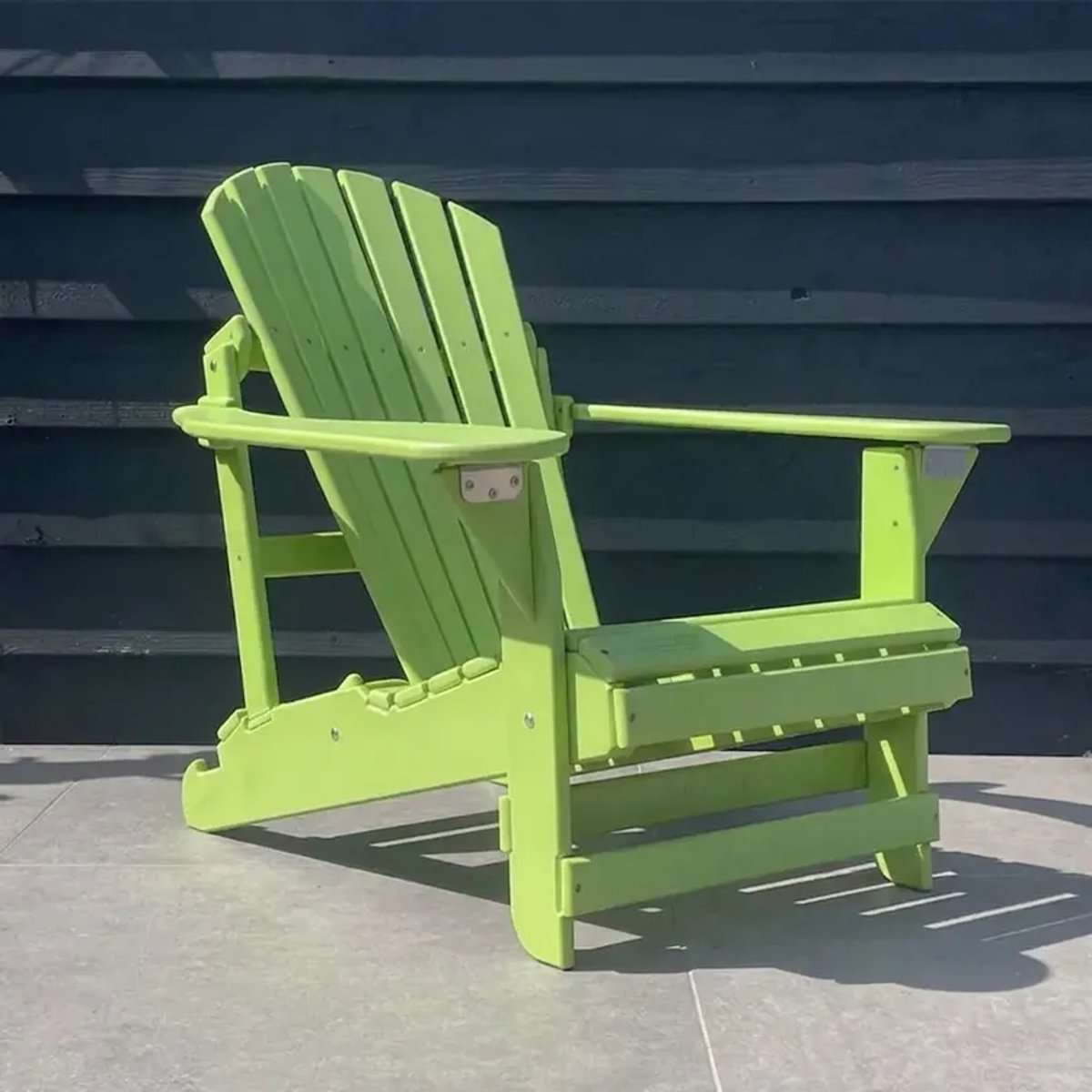 Originele Adirondack Stoel Verstelbaar | Kunststof | Limoengroen | 10 jaar garantie | Binnen 2-5 werkdagen geleverd | Canada Comfy Chair | Adirondack Stoel Loungestoel Bearchair