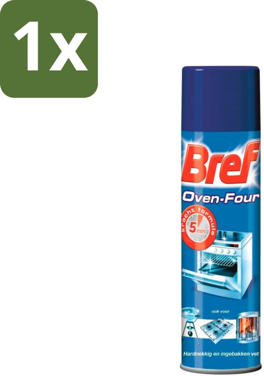 Bref - Oven Spray - Tegen Hardnekkig en Ingebakken Vet - 450 ml - 1 stuk