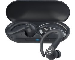 JLab Go Sport ANC Draadloze Sport Oordopjes - Active Noise Cancelling Oortjes Draadloos - 35 uur Batterij - Bluetooth - IP55 Zweetbestendig - In Ear - Hardlopen - Zwart