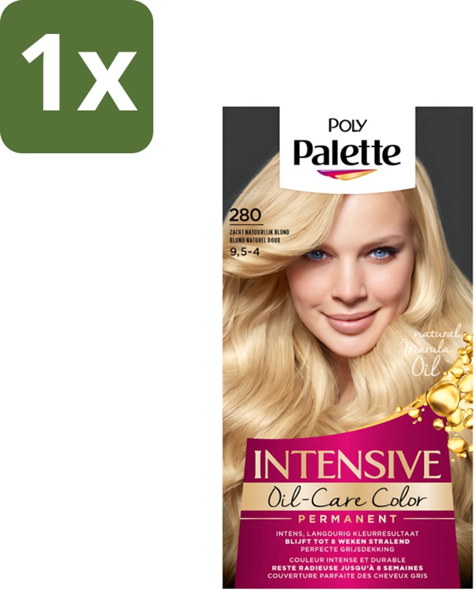 Poly Palette - Haarverf - Zacht Natuurlijk Blond 280 - 115ml - 1 stuk