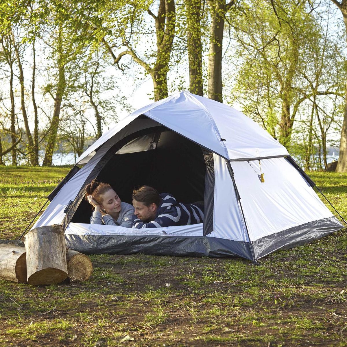 Lumaland Pop Up Tent 210 X 190 X 110 Cm Reflective - Cool Reflective - 3  Persoons | bol