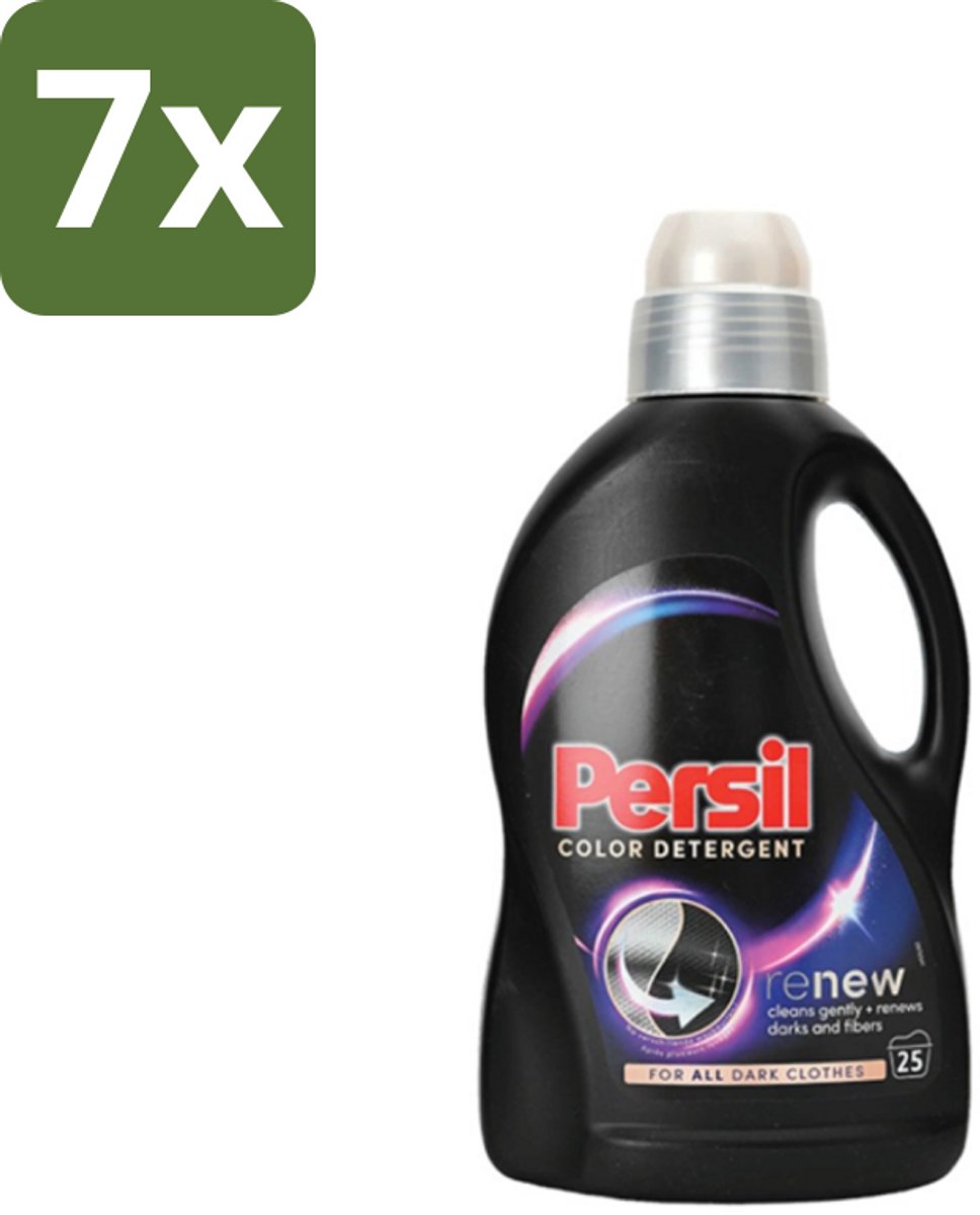Persil Color Detergent - Vloeibaar Wasmiddel - Donkere Was - 25 Wasbeurten - Bulkverpakking - 7 stuks