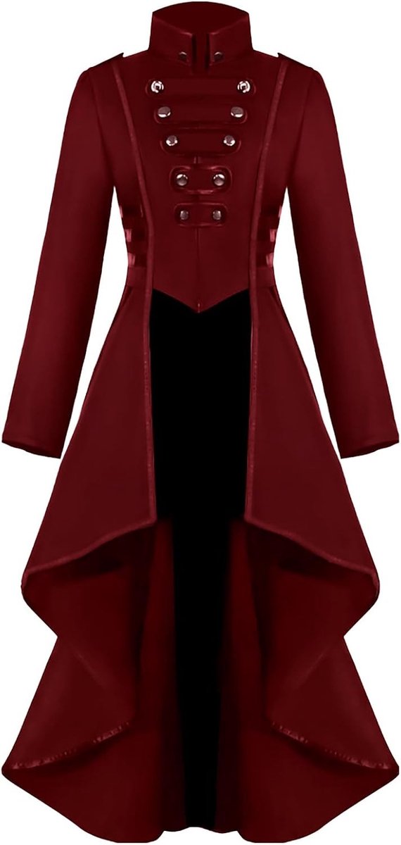 Gothic Vintage Victorian Steampunk Kostuum voor Dames - Perfect voor Halloween, Carnaval en Cosplay Feesten