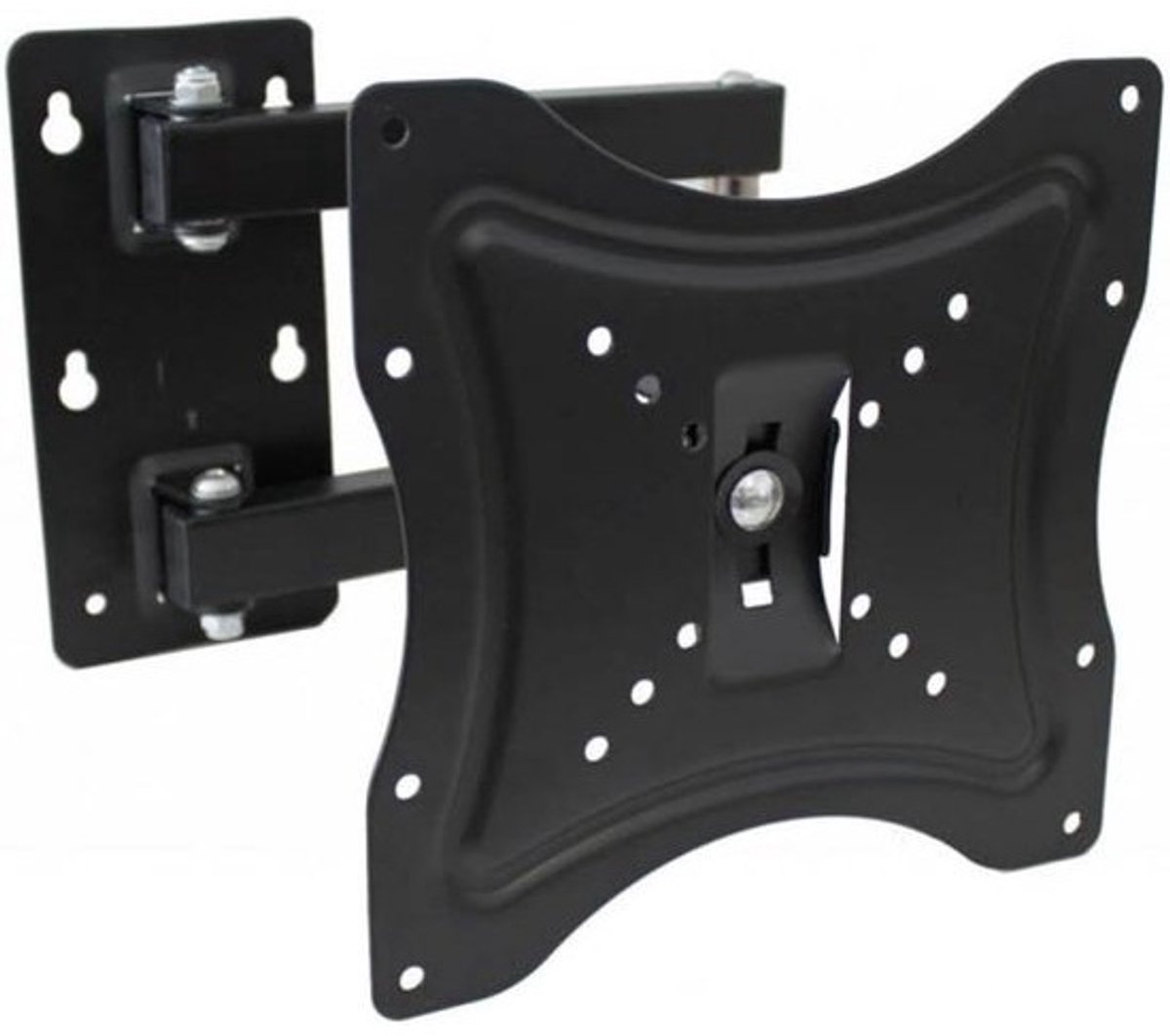 Draaibare Tv-muurbeugel voor LCD-/LED-schermen van 35-107 cm - Wandmontage Zwart