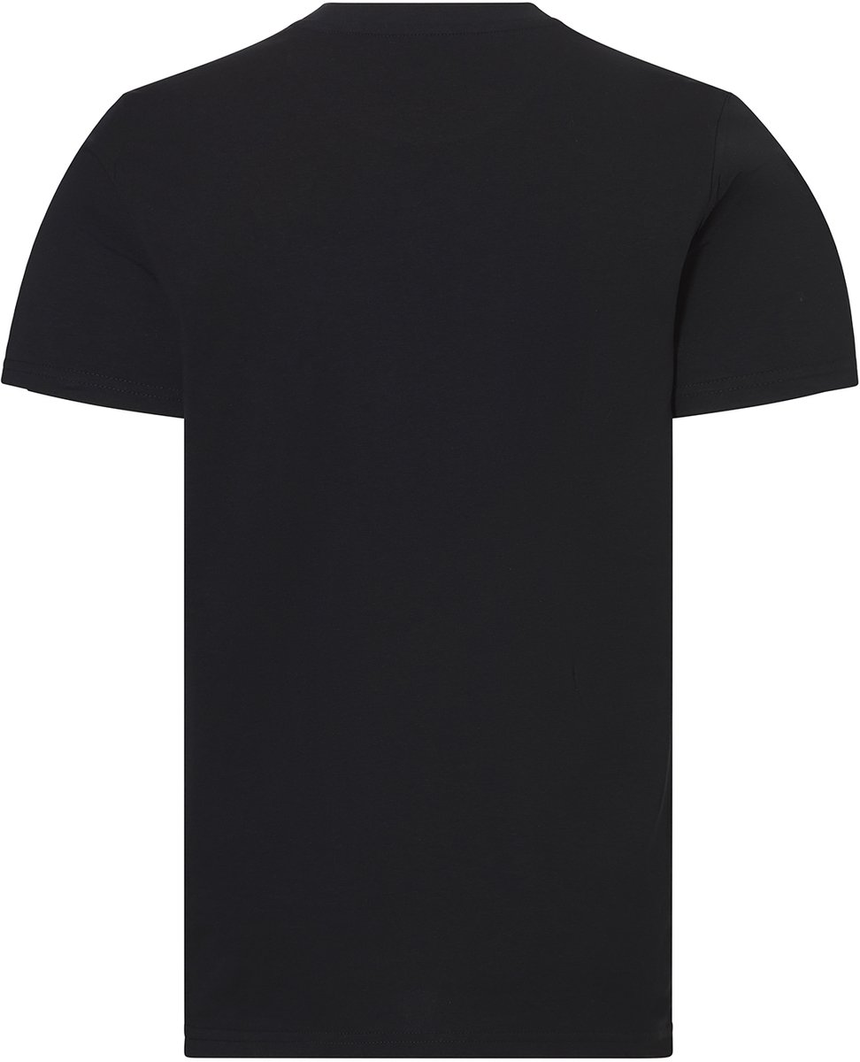NOMAD® Daily T-Shirt Heren | Zwart | L | Stretch Katoenmix | Voor Dagelijks Gebruik | Normale Fit | Ronde Hals | Casual en Outdoor