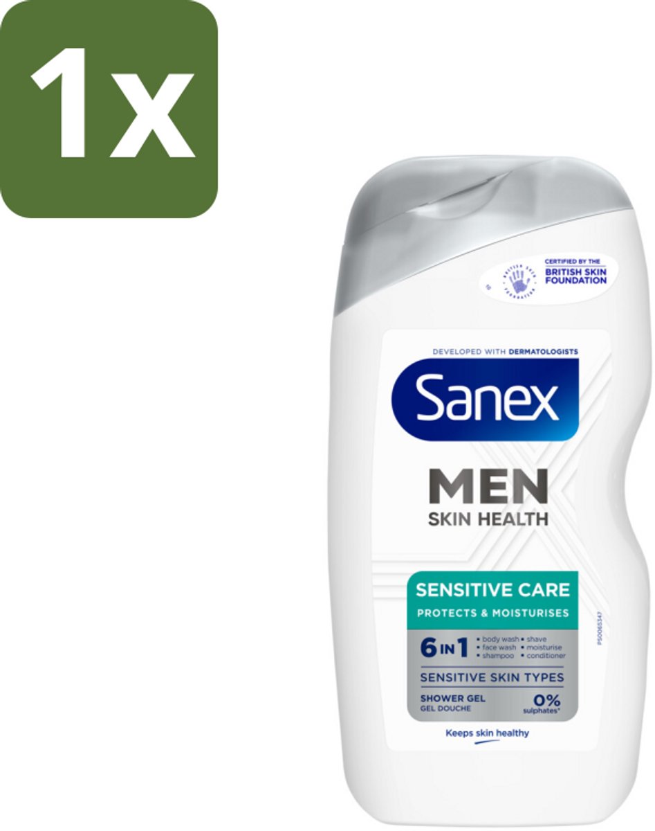 Sanex – Douchegel – Men Sensitive – 400 ml - 1 stuk