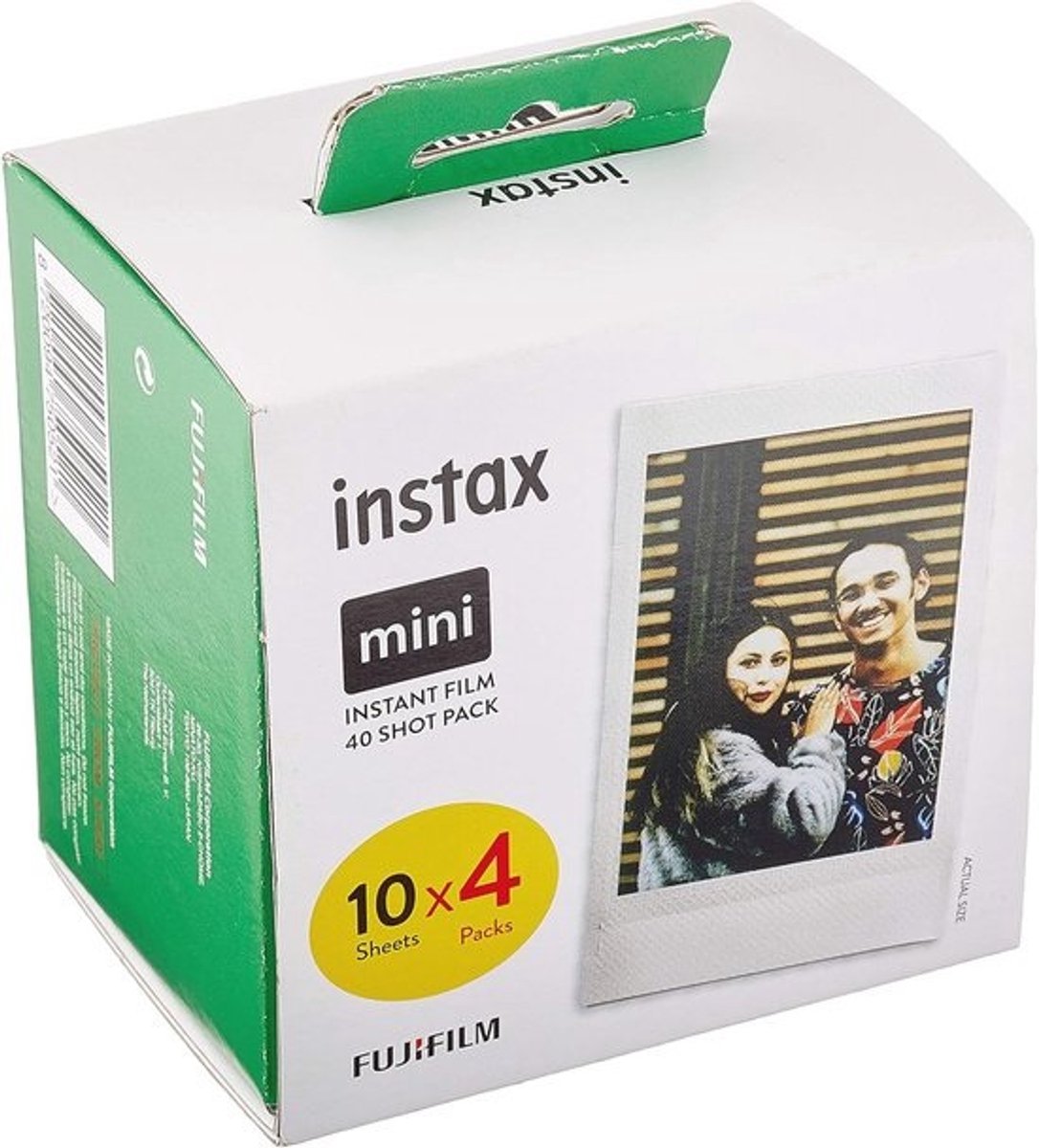 40 Stuks Instax Mini Film met Wit Rand voor Instant Foto's
